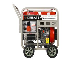 Generador Diésel Portátil Pequeño Xinbate de 3kva 5kva 6kva 7kva 8kva, Generador <span class=keywords><strong>Marino</strong></span> Trifásico Silencioso de Arranque Automático - Product Image 2