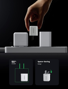 ชุดอุปกรณ์<span class=keywords><strong>ชาร์จ</strong></span>เร็ว <span class=keywords><strong>UGREEN</strong></span> 20W USB C สำหรับ <span class=keywords><strong>iPhone</strong></span>, ชุดอุปกรณ์<span class=keywords><strong>ชาร์จ</strong></span>เร็วแบบพับได้ขนาดเล็ก พร้อมสาย<span class=keywords><strong>ชาร์จ</strong></span> USB C to Lightning - Product Image 3