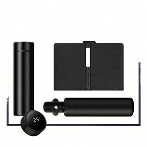 Nouvel ensemble cadeau promotionnel d'entreprise de luxe au design innovant et tendance, avec logo personnalisé et impression sérigraphiée sur PU - Product Image 4