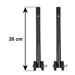 Roues anti-basculement pour fauteuil roulant, roulettes anti-basculement (x2 pièces) PEPE P10028 - Product Image 5