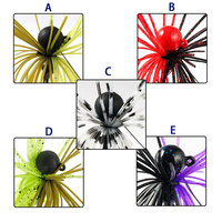 Leurre de pêche en eau salée Lushazer, Chatterbait, Jig métallique, Buzzbait, Spinnerbait à pales, Jupes d'appât pour achigan, 3g-15g
