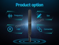 Antenne cellulaire GSM 3G LTE 4G 5G à gain élevé 700-6000 MHz omnidirectionnelle externe intérieure pleine bande pliable