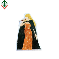 Patchs autocollants de broderie de mode patchs de broderie en tissu de la série Taylor-Swift pour vêtements de fille