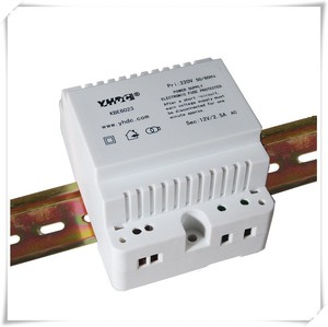 Transformador de Corriente Alterna de 30VA, 220 Voltios a 12 Voltios/15 Voltios, para Riel DIN - Product Image 1