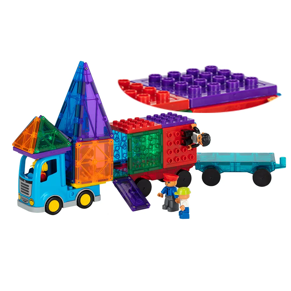 Mattoni magnetici blocchi di costruzione magnetici giocattolo educativo per bambini building block mattoni giocattolo magnetico stelo fai da te per i bambini