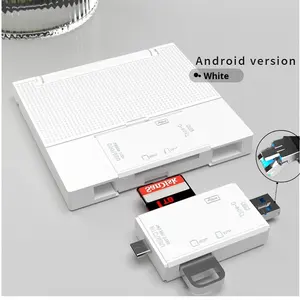 Lector de tarjetas Longima OTG más vendido, 2 ranuras tipo C // USB externo U disco TF/Transferencia de tarjeta SD - Product Image 6