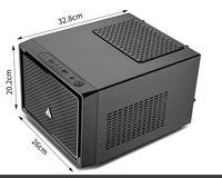 Metalfish — coque de boitier pour ordinateur gamer fixe, tour de PC en verre trempé avec panneau latéral découverte, modèles EATX / ATX / MATX/ITX, 21 pièces