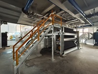 Tissu non tissé bicomposant PET/PP, léger, haute perméabilité à l'air, couche de renforcement composite de filtration B175GC