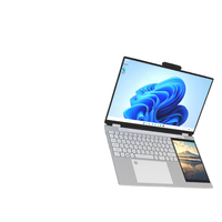 2 Laptop Layar Sentuh dengan Desain Layar Ganda, Notebook Portabel untuk Bisnis dan Produktivitas, OEM ODM, Komputer yang Dapat Dikustomisasi
