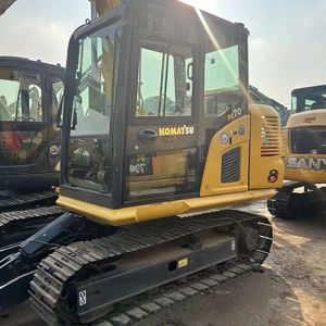 รถขุดไฮดรอลิกขนาดเล็ก Komatsu PC70/PC75UR มือสอง 6-7 ตัน เครื่องยนต์ Cummins สภาพดีเยี่ยม โครงสร้างกะทัดรัด ใช้งานง่าย - Product Image 1