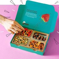 Emballage jetable écologique de qualité alimentaire, papier brun pour fast-food, boîte à lunch alimentaire à emporter en papier kraft à emporter