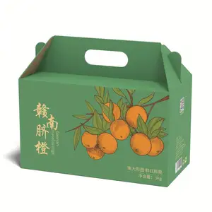 FTS papel ondulado personalizado caixa luxo cereja embalagem jóias frutas embalagem caixa