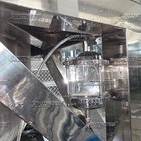 Réservoir de mélange en acier inoxydable à une seule couche 2000L avec agitateur, mélangeur de liquide alimentaire chimique industriel pour le traitement