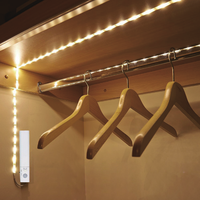 Lampe de chevet intelligente à détecteur de mouvement alimentée par batterie, rechargeable, sans fil, pour lit, armoire, coin, éclairage d'ambiance