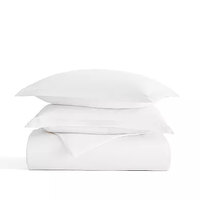 Ensemble de literie de style luxe moderne Housse de couette 3 pièces en coton antistatique confortable avec taie d'oreiller