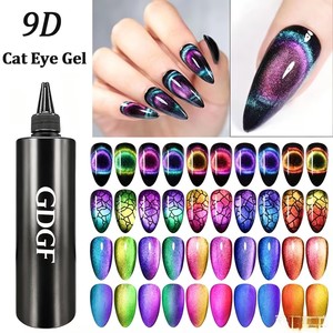 เจลทาเล็บแม่เหล็ก Cat Eye 9 มิติ ผู้ผลิต 1 กก. เจลทาเล็บยูวีแบบขายส่ง - Product Image 2