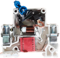3C CE 1p 2p 3p mini disjoncteur 4 pôles 6A 10A 16A 20A 25A 32A 40A 63A électrique ac dc mcb SKD types disjoncteurs miniatures