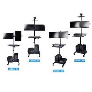 Extendable Metal Mobile <b>Workstation</b> Cart with Adjustable Height and 4-Wheel Design - Product Image 3