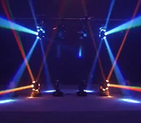 Yifa dernière conception 6x40w RGBW DJ faisceau lumineux tête mobile pour les événements de fête mariage Disco Club DJ