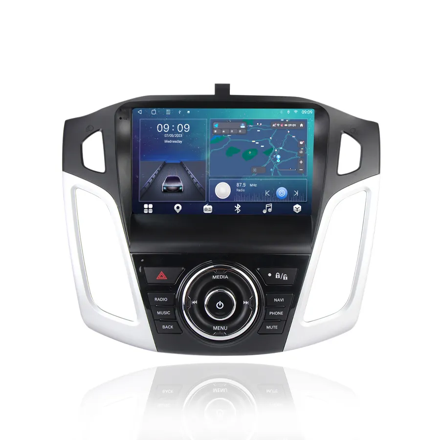 LT luntuo เครื่องเล่นดีวีดีในรถยนต์เครื่องเล่น Android13วิทยุสำหรับรถยนต์ Ford Focus MK 3เครื่องเสียงรถยนต์ GPS CarPlay Navi WIFI 4G LTE