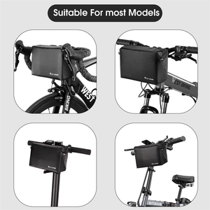 Sac de guidon de vélo WEST BIKING 2,5 L grande capacité, étanche, multifonctionnel, facile à transporter, sac avant de vélo à porter à la taille/à l'épaule - Product Image 5