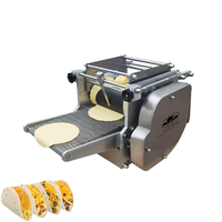 Machine à tortillas industrielle automatique pour usage en restaurant, haute capacité, en acier inoxydable