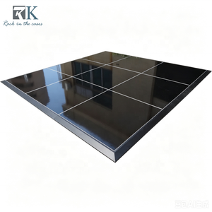 Outdoor Black Dance Floor Portable Dance Flooring Event Mobile Dance Floor Panels with Aluminum Edges - Product Image 3