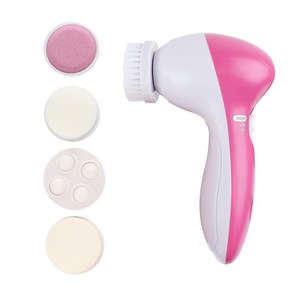 Pulitore Viso Elettrico 5 <span class=keywords><strong>in</strong></span> 1, Spazzola per Pulizia del Viso, Dispositivo per la Cura della Pelle, Massaggiatore, Strumento per la Rimozione dei Punti Neri - Product Image 4