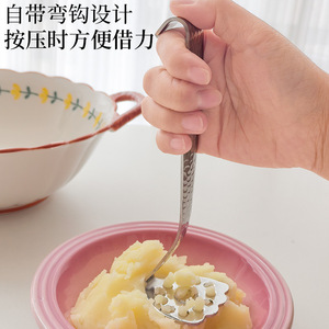 Écrase-pommes en acier inoxydable 304, design patte de chat, texture marteau, outil de cuisine pour écraser les pommes de terre et les aliments pour bébés - Product Image 4