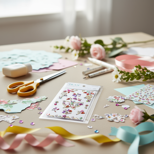 Adesivi con Strass Lucidi Ilan 39010-2, Design Floreale Decorativo - Product Image 2