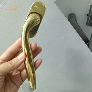 Manija de latón moderna de lujo Cerradura Tirador de ventana <span class=keywords><strong>Manivela</strong></span> para ventanas abatibles - Product Image 3