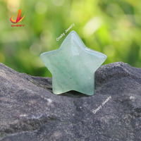 Vente en gros usine : Étoiles polies en pierres précieuses naturelles colorées de 3 cm pour la décoration intérieure – Tendance mode