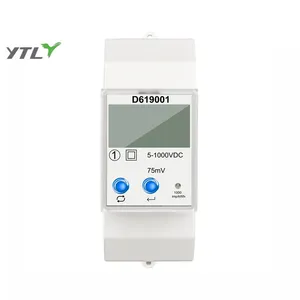 YTL DC meter DEM2D series Din-Rail Monofásico 2 cables CE Aprobado medidores de energía eléctrica