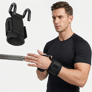Wholesale Rate Neoprene Rod Hooks for Gym <b>Weight</b> Lifting Body Building Non-Slip Wrist Support Portable Unisex Safety Equipment - Product Image 1
