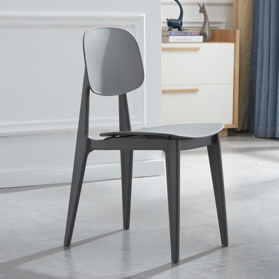 Reinforced grey thickened macaroon chair