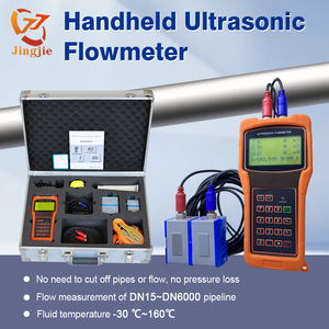 Medidor de flujo ultrasónico de mano Jingjie, medidor de flujo de canal abierto <span class=keywords><strong>Digital</strong></span>, medidor de flujo para agua de mar, aguas residuales industriales ácidas - Product Image 2