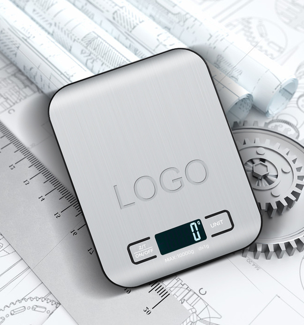 Low MOQ Electronic Usb Charging Food Weighing Balance Stainless Steel Digital Smart Kitchen Scale