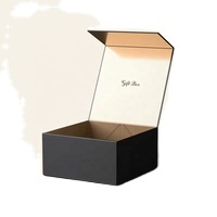 Caja de regalo de cartón rígido azul con logotipo personalizado Caja de envío postal de embalaje de papel de cartón - Product Image 4