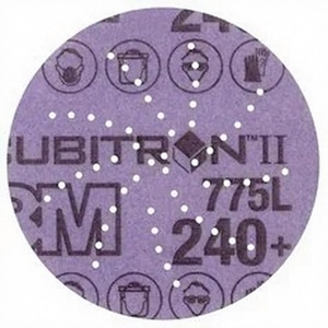 Disque de ponçage multi-trous 3M Cubitron II Hookit 775L 240+ 75 mm à dos en film - Product Image 1