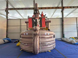 Glissière gonflable commerciale de <span class=keywords><strong>bateau</strong></span> de <span class=keywords><strong>pirate</strong></span> de PVC pour des activités extérieures de carnaval - Product Image 3