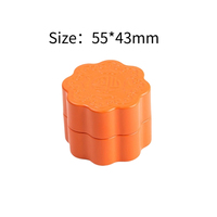 À la mode pratique en forme de fleur Mini boîtes en métal universel scellé fer peut stockage pour thé et bonbons petit et portable