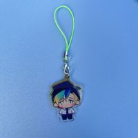 Article populaire en gros : Breloques en acrylique imprimées sur mesure, porte-clés en acrylique à thème dessin animé et anime, support de broche en acrylique, acrylique époxy transparent
