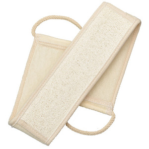 Loofah Sponge Bath Towel 80*8Cm Long Strip For <b>Back</b> <b>Scrubbing</b> And Bathing White Natural Absorbent - Product Image 5