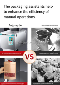 Machine d'emballage entièrement automatique, machine de pesage quantitatif pour poudres et particules alimentaires, machine de remplissage grande capacité - Product Image 4