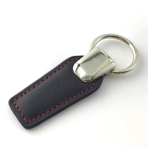 Porte-clés en cuir gaufré avec logo personnalisé Porte-clés en cuir véritable à sublimation Porte-clés en cuir - Product Image 2