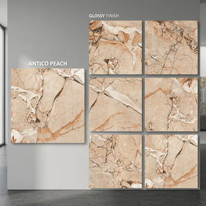 Azulejos de Porcelana Esmaltada Pulida Aeroni Bianco 800x800mm, Efecto Mármol Blanco para Pisos - Product Image 4