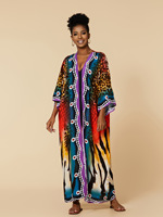 2023 nouveau coton imprimé fleuri Cardigan vacances crème solaire couvertures et caftan