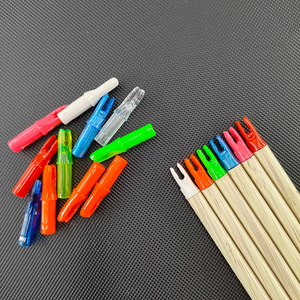 Bắn cung chèn mũi tên nocks cho id6.2mm mũi tên trục đuôi nhựa cung săn bắn Phụ kiện tự làm - Product Image 5