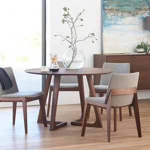Casa <span class=keywords><strong>de</strong></span> madera mesa <span class=keywords><strong>de</strong></span> comedor y silla hotel restaurante Mesa Redonda recepción negociación Mesa Redonda pequeño apartamento - Product Image 4