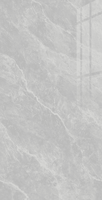 Carreaux de sol et de mur en céramique modernes aspect marbre gris 750x1500mm 10mm d'épaisseur polis antidérapants résistants aux acides antibactériens pour salle de bain